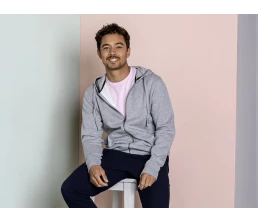 Толстовка «Арора» мужская с капюшоном, бежевый