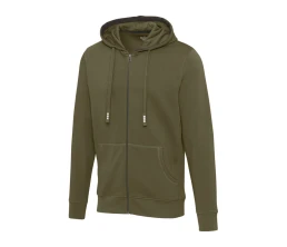 Толстовка «Арора» мужская с капюшоном, зеленый лесной