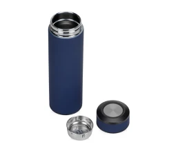 Термос «Confident» с покрытием soft-touch 420мл, темно-синий