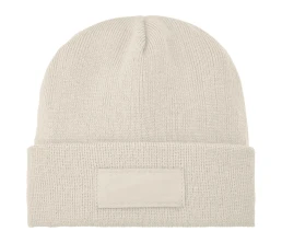 Шапка Бореас с нашивками, бежевый