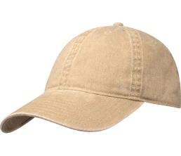 Графтон 6-панельная промытая кепка, бежевый