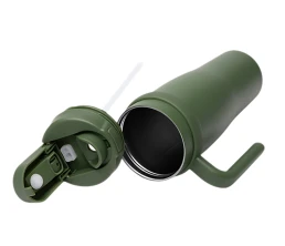 Термокружка KALAM/КАЛАМ с двойными стенками, темно-зеленый