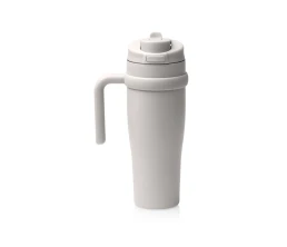 Термокружка KALAM/КАЛАМ с двойными стенками, винтажный белый