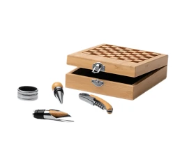 Набор для вина с шахматами «ФРЕСНО»