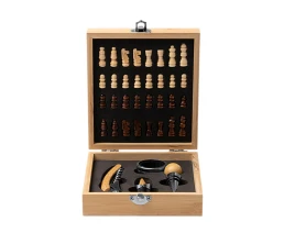 Набор для вина с шахматами «ФРЕСНО»