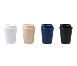 Стакан OKLAN/ОКЛАН с полипропиленовым корпусом и крышкой, черный