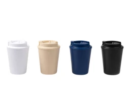 Стакан OKLAN/ОКЛАН с полипропиленовым корпусом и крышкой, белый