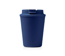 Стакан OKLAN/ОКЛАН с полипропиленовым корпусом и крышкой, синий нейви