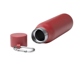 Термобутылка CUBEL/КЬЮБЕЛ с двойными стенками, темно-красный