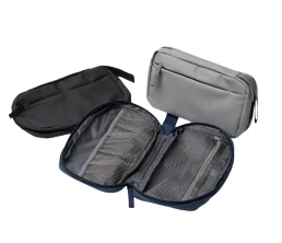 Косметичка-органайзер DULAC/ЛАВИЯ из искусственной кожи, серый