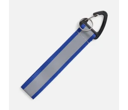 Светоотражающий брелок Flashline, серый с синим