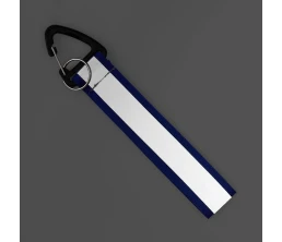 Светоотражающий брелок Flashline, серый с синим