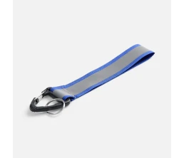 Светоотражающий брелок Flashline, серый с синим