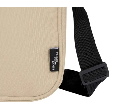 Байрон сумка через плечо из переработанных материалов по стандарту GRS объемом 2 л - Бежевый