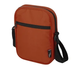 Байрон сумка через плечо из переработанных материалов по стандарту GRS объемом 2 л - Кирпичный