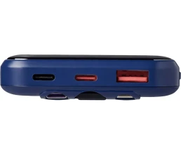 Внешний беспроводной аккумулятор c QC/PD «Арти», 10000 mAh, темно-синий