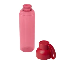 Illuminate/Иллюми бутылка для воды из переработанного PET-пластика, объемом 600 мл - Красный