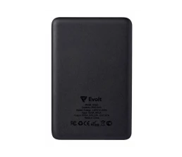 Внешний аккумулятор с QC/PD «Шарп», 5000 мАч, черный