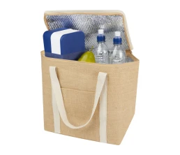 Эко-сумка Джута 19 л из джута плотностью 300 г/м2, белый/натуральный