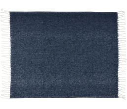 Долли плед из переработанного материала GRS, темно-синий