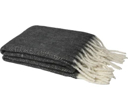 Долли плед из переработанного материала GRS, черный