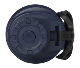 Бутылка для воды с вакуумной изоляцией Fortis/Фортис объемом 700 мл из меди и переработанной нержавеющей стали, сертифицированной по стандарту RCS, темно-синий