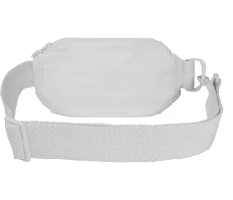 Кресент сумка через плечо Aware™ плотностью 500 г/м² из переработанного материала, белый