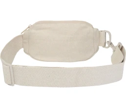 Кресент сумка через плечо Aware™ плотностью 500 г/м² из переработанного материала, бежевый