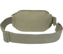 Кресент сумка через плечо Aware™ плотностью 500 г/м² из переработанного материала, зеленый