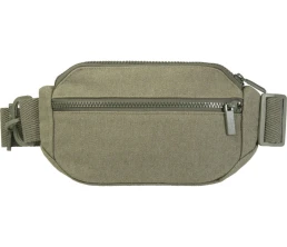 Кресент сумка через плечо Aware™ плотностью 500 г/м² из переработанного материала, зеленый