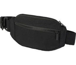 Кресент сумка через плечо Aware™ плотностью 500 г/м² из переработанного материала, черный