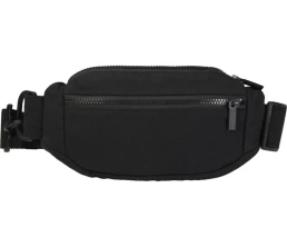 Кресент сумка через плечо Aware™ плотностью 500 г/м² из переработанного материала, черный