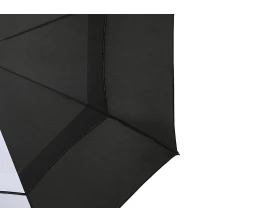 Джефф 30-дюймовый ветрозащитный зонт-трость, белый/черный