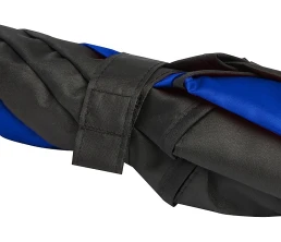 Джефф 30-дюймовый ветрозащитный зонт-трость, королевский синий/черный