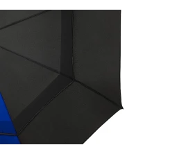 Джефф 30-дюймовый ветрозащитный зонт-трость, королевский синий/черный