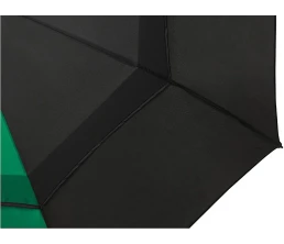 Джефф 30-дюймовый ветрозащитный зонт-трость, зеленый/черный