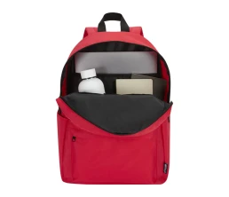 Байрон рюкзак для 14-дюймового ноутбука объемом 16 л, изготовленный из переработанных материалов по стандарту GRS, красный