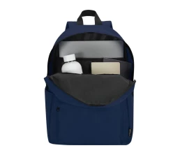 Байрон рюкзак для 14-дюймового ноутбука объемом 16 л, изготовленный из переработанных материалов по стандарту GRS, темно-синий