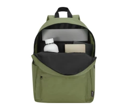 Байрон рюкзак для 14-дюймового ноутбука объемом 16 л, изготовленный из переработанных материалов по стандарту GRS, оливковый