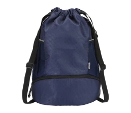 Nomad спортивная сумка из переработанного материала GRS с завязками и нижним отделением на 18 л, темно-синий