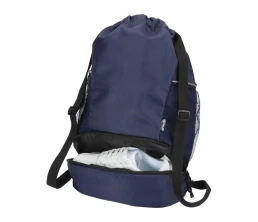 Nomad спортивная сумка из переработанного материала GRS с завязками и нижним отделением на 18 л, темно-синий