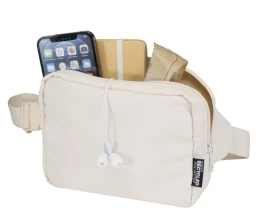 Трип Эви дорожная сумка через плечо из переработанного материала GRS объемом 1 л, кремовый