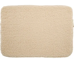 Шерпа чехол для 13-дюймового ноутбука объемом 2 л из шерпы, переработанной по стандарту GRS, бежевый