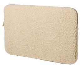 Шерпа чехол для 13-дюймового ноутбука объемом 2 л из шерпы, переработанной по стандарту GRS, бежевый