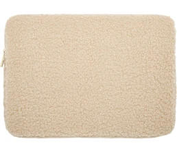 Шерпа чехол для 13-дюймового ноутбука объемом 2 л из шерпы, переработанной по стандарту GRS, бежевый