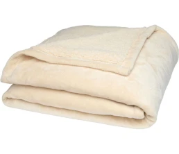 Двусторонний плед  «Эшн» из переработанной шерпы