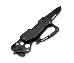 Мультитул с карабином 13-в-1 «Блэкер», черный