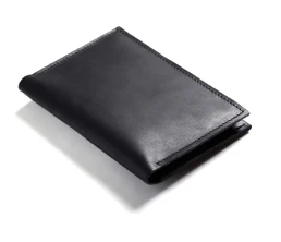 Подарочный набор Long River: обложка для паспорта, галстук (без лого Long River), синяя коробка