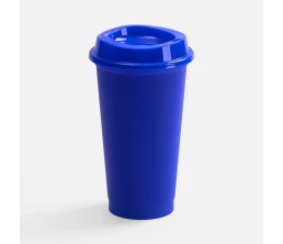 Стакан с крышкой Color Cap, ver.2, синий