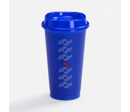 Стакан с крышкой Color Cap, ver.2, синий